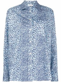 P.A.R.O.S.H. рубашка на пуговицах с леопардовым принтом