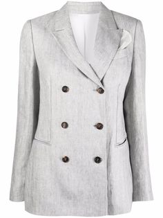 Brunello Cucinelli двубортный блейзер