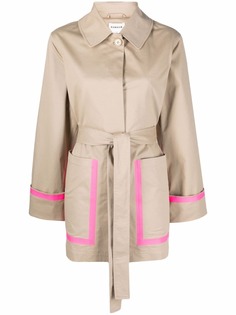 P.A.R.O.S.H. тренч с контрастной отделкой