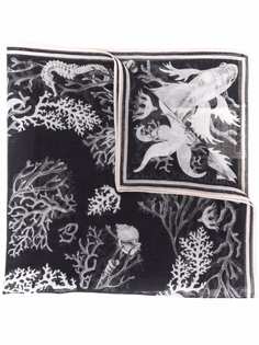 Alexander McQueen платок с принтом