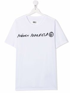 MM6 Maison Margiela Kids футболка с логотипом