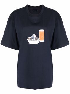 Jacquemus футболка с графичным принтом