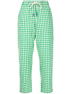 Mira Mikati зауженные брюки в клетку гингем