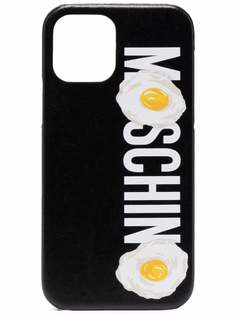 Moschino чехол для iPhone 12/ 12 Pro с логотипом