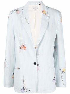 Forte Forte пиджак с цветочным принтом