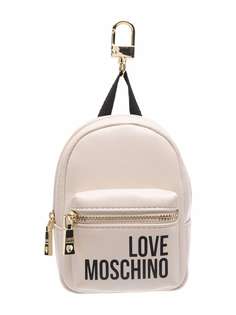 Love Moschino брелок в форме рюкзака с логотипом