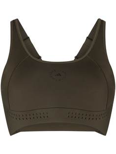 adidas by Stella McCartney спортивный бюстгальтер TruePurpose с логотипом