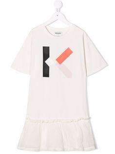 Kenzo Kids платье-футболка с логотипом