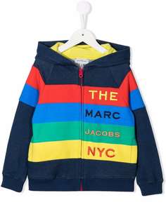 The Marc Jacobs Kids полосатое худи на молнии