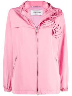 Valentino куртка Rose Blossom с капюшоном