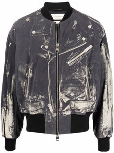 Alexander McQueen бомбер на молнии