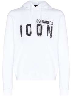 Dsquared2 худи Icon с эффектом разбрызганной краски