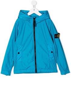 Stone Island Junior куртка с нашивкой-логотипом
