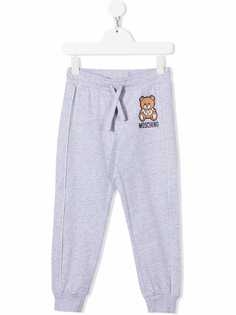 Moschino Kids спортивные брюки с декором Teddy Bear
