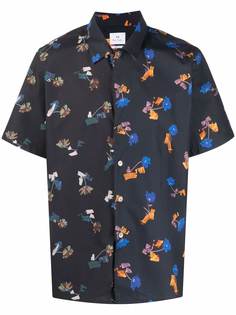 PS Paul Smith рубашка с цветочным принтом