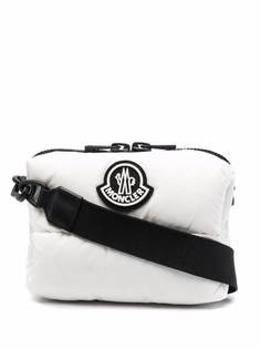 Moncler дутая сумка-сэтчел с нашивкой-логотипом
