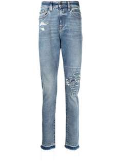VAL KRISTOPHER узкие джинсы с эффектом потертости
