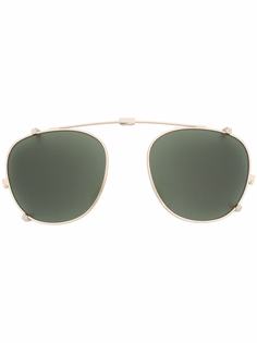 Garrett Leight солнцезащитные очки Hampton в круглой оправе