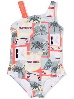 Kenzo Kids купальник с принтом Nature