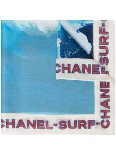 Chanel Pre-Owned шарф Surf Line 2002-го года с графичным принтом