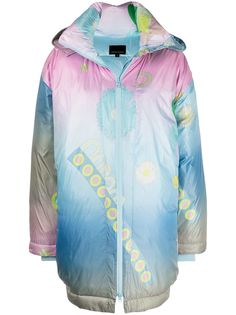Cynthia Rowley пуховик с цветочным принтом