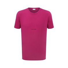 Хлопковая футболка Saint Laurent
