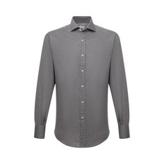 Хлопковая рубашка Brunello Cucinelli