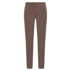 Брюки из смеси хлопка и шелка Kiton