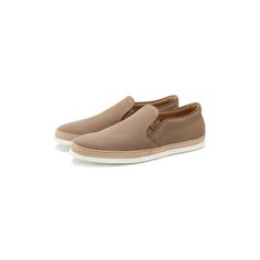 Замшевые слипоны Tod’s