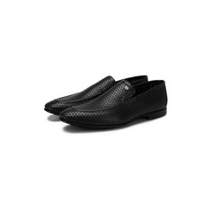 Лоферы с отделкой из кожи каймана Zilli