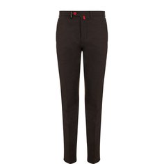Шерстяные брюки прямого кроя Kiton
