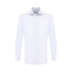 Хлопковая рубашка с воротником кент Zilli