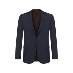 Однобортный пиджак из смеси кашемира и шелка Zegna Couture