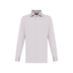 Сорочка из смеси льна и хлопка Ermenegildo Zegna