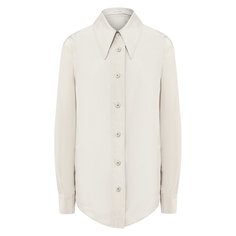 Рубашка из смеси хлопка и шелка Low Classic