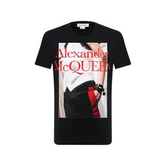Хлопковая футболка Alexander McQueen