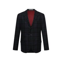 Пиджак из шерсти и шелка Brunello Cucinelli