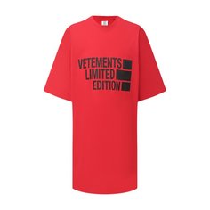 Хлопковая футболка VETEMENTS