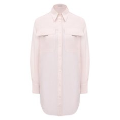 Рубашка из хлопка и шелка Brunello Cucinelli