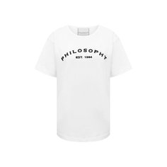 Хлопковая футболка Philosophy di Lorenzo Serafini