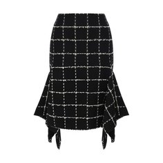 Юбка из шерсти и хлопка St. John