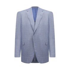 Пиджак из шерсти и шелка Canali