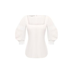 Топ из хлопка и льна Stella McCartney