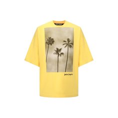 Хлопковая футболка Palm Angels