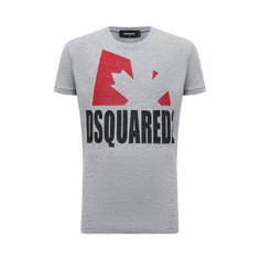 Футболка из хлопка и вискозы Dsquared2