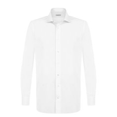 Хлопковая сорочка с воротником акула Zilli