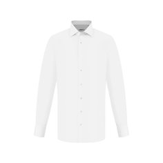 Хлопковая сорочка с воротником акула Zilli