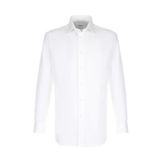 Хлопковая сорочка с воротником кент Brioni