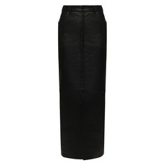 Кожаная юбка Saint Laurent