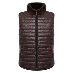 Двусторонний жилет с меховой отделкой Kiton